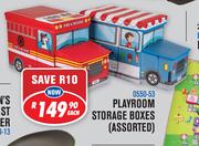 Playroom Storage Boxes Assorted 0550-53-Each