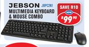Jebson Multimedia Keyboard & Mouse Combo JBPC2N1