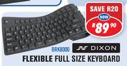 Dixon Flexible Full Size Keyboard BRK8000