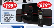 Dixon 2.1 Channel Multimedia Systems With Subwoofer & 2 Speakers USB & SD Slots DN3312F