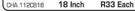 Champion 18 Inch Wiper Blades CHA.1120818-Each