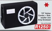 Teac 10" Active Combo + Sub Woofer And Amp Enclosed TEA.ACTIVCOM-Each