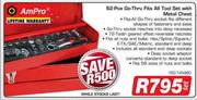 AmPro 62-Pce Go-Thru Fits All Tool Set With Metal Chest-Per Set