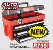 Auto Kraft Toolbox-585x266x340mm