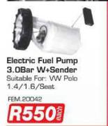 Electric Fuel Pump 3.0 Bar W+Sender FEM.20042 Suitable For: VW Polo 1.4/1.6/Seat