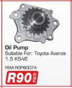 Dil Pump FEM.ROP80074 Suitable For Toyota Avanza 1.5 K5-VE