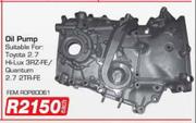 Oil Pump FEM.ROP80061 Suitable For Toyota 2.7 Hi-Lux 3RZ-FE?Quantum 2.7 2TR-FE