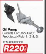 Oil Pump FEM.ROP83030 Suitable For: VW Golf/Fox/Jetta/Polo 1, 2 & 3