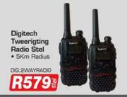 Digitech Tweerigting Radio Stel-5km Radius