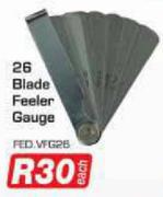Auto Kraft 26 Blade Feeler Gauge-Each