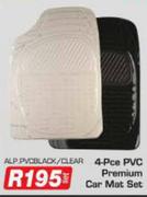 Auto Kraft 4 Piece PVC Premium Car Mat Set