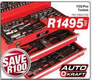 Auto Kraft 103 Piece ToolSet FED.TOOLK103