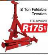 Auto Kraft 2 Ton Foldable Trestles FED.KW028-Set