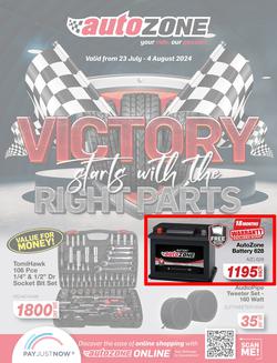 Autozone : Victory Starts With The Right Parts (23 July - 04 August 2024), page 1