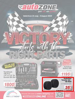 Autozone : Victory Starts With The Right Parts (23 July - 04 August 2024), page 1