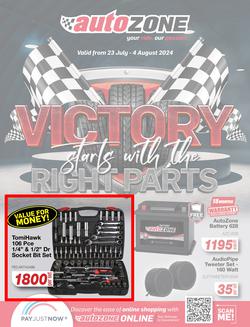 Autozone : Victory Starts With The Right Parts (23 July - 04 August 2024), page 1