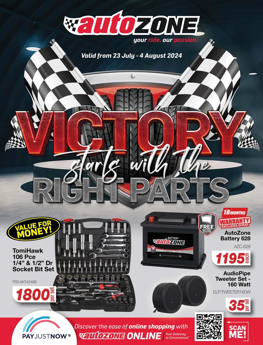 Autozone : Victory Starts With The Right Parts (23 July - 04 August 2024)