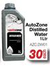 Auto Zone Distilled Water AZC.DW01-1L Each