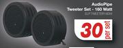 Audio Pipe Tweeter Set 160 Watt ELP.TWEETER160W-Per Set