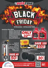 Autozone : Black Friday (29 November - 02 December 2024)