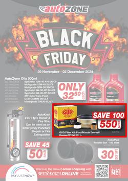 Autozone : Black Friday (29 November - 02 December 2024), page 1