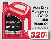 Auto Zone Multigrade 15W-40 Motor Oil AZC.15W405L-5Ltr 
