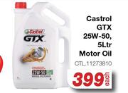 Castrol GTX 25W-50 Motor Oil CTL.11273810-5Ltr