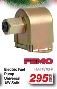Femo Electric Fuel Pump Universal 12V Solid FEM.1810FP-Each
