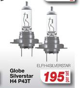 Globe Silver Star H4 P43T ELP.H4SILVERSTAR-Per Set