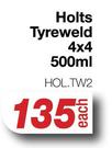 Holts Tyre Weld 4x4 HOL.TW2-500ml Each