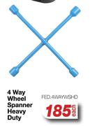 4 Way Wheel Spanner Heavy Duty FED.4WAYWSHD-Each