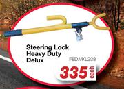 Steering Lock Heavy Duty Delux FED.VKL203-Each