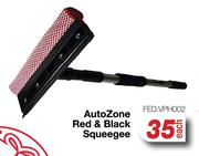 Auto Zone Red & Black Squeegee FED.VPH002-Each