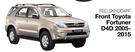 Skinz Custom Fit Seat Covers Front For Toyota Fortuner D4D 2005-2015 FED.SKFOD4FF-Per Set