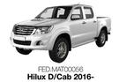 Race Rubber Mats For Hilux D/Cab 2016- FED.MAT00056-Per Set