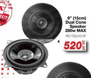 Pioneer 6" (15cm) Dual Cone Speaker 280W Max PIO.TSG1610F-Per Set