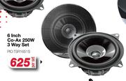 Pioneer 6" Co-Ax 250W 3 Way Set PIO-TSR1651S-Per Set