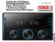 RA Double Din LCD Display MP3/USB/SD/MMC Card REF.RABTR05-Each