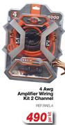 RA 4 Awg Amplifier Wiring Kit 2 Channel REF.RAEL4-Per Kit
