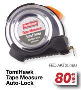 Tomi Hawk Tape Measure Auto Lock FED.AKT25490-Each