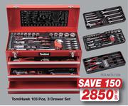 Tomi Hawk 103 Pce, 3 Drawer Set FED.AKT47109-Per Set