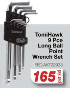 Tomi Hawk 9 Pce Long Ball Point Wrench Set FED.AKT22933-Per Set