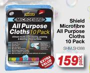 Shield Microfibre All Purpose Cloths 10 Pack SHM.SH388-Each