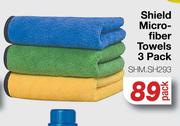 Shield Microfibre Towels 3 Pack SHM.SH293-Per Pack