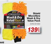 Shield Microfibre Wash & Dry Value Pack SHM.SH390-Each