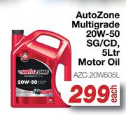 Autozone Multigrade 20W-50 SG/CD Motor Oil AZC.20W505L-5L Each
