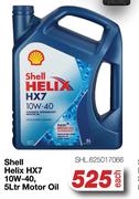 Shell Helix HX7 10W-40 Motor Oil SHL.625017066-5L Each