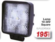 Truck Lamp Lamp 10-30V Square ELP.LEDPD808-Each