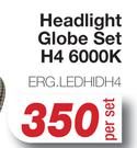 Elpar Headlight Globe Set H4 6000K ERG.LEDHIDH4-Per Set