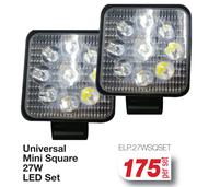 Universal Mini Square 27W LED Set ELP.27WSQSET-Per Set